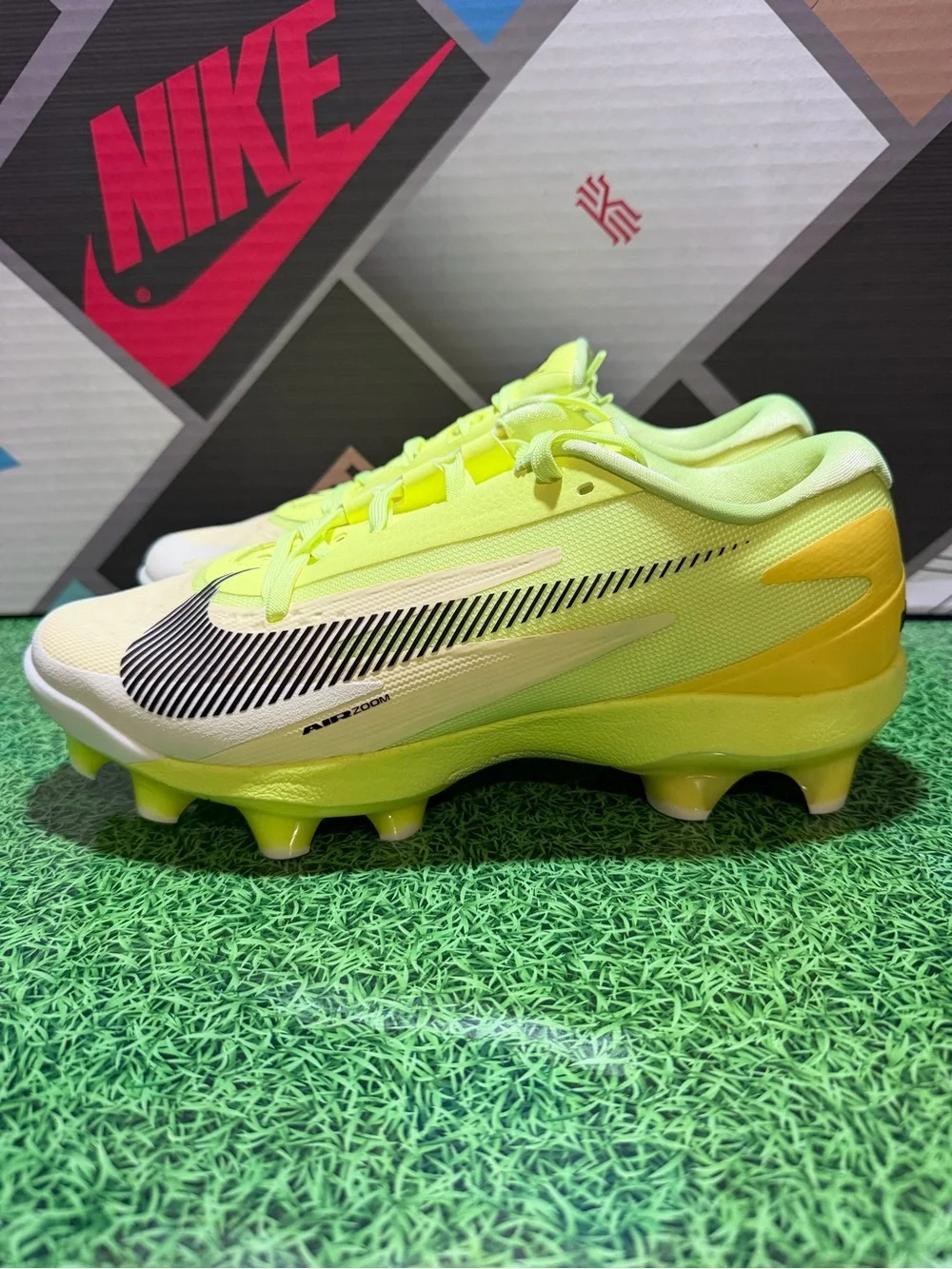 Nike Diamond Standout MCS Baseball Cleats ‘VOLT ICE’ Men Sz 9.5 II7344-700 NEW